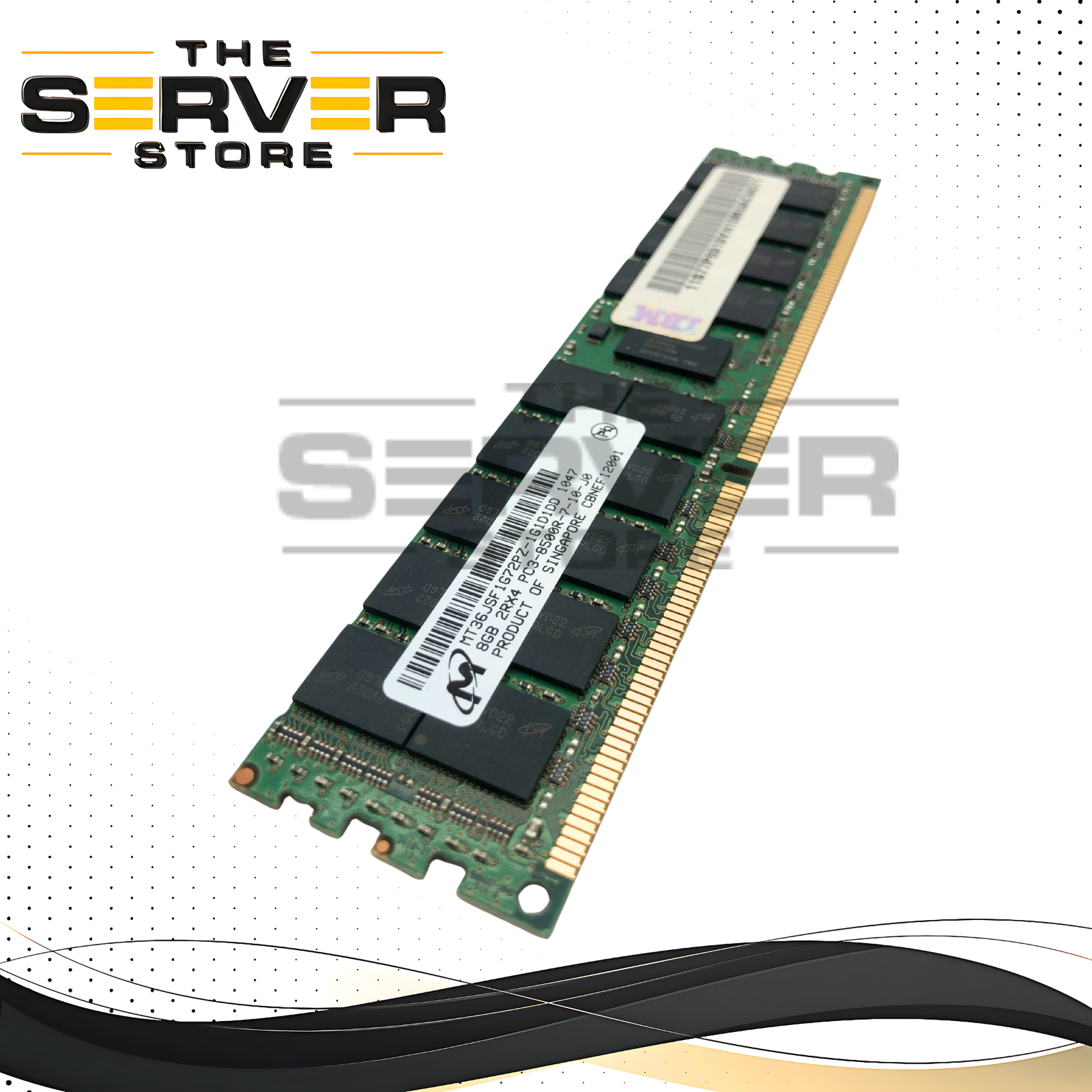 Micron 8GB 2Rx4 PC3-8500R DDR3 1066MHz ECC REG Server RAM MT36JSF1G72PZ-1G1D1