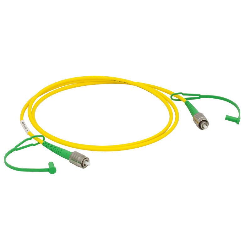 TH-P3-305A-FC-1 - Single Mode Patch Cable, 320 - 430 nm, FC/APC, Ø3 mm Jacket, 1 m Long
