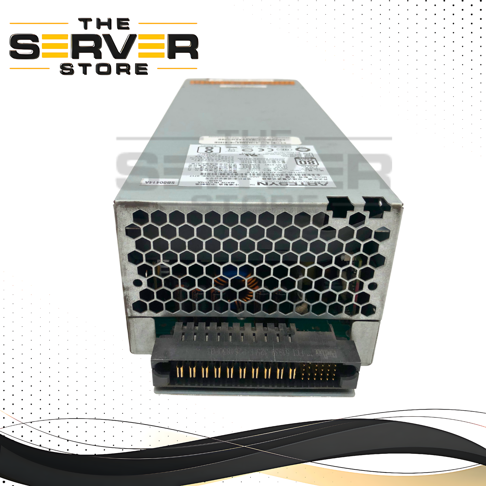 HPE MSA2040 595W Platinum Hot-Swap Power Supply for Synergy 12000 Frame. OEM by Artesyn. P/N: 7001540-J000 REV AH, 81-00000104-00-01 REV: A, 814665-001.