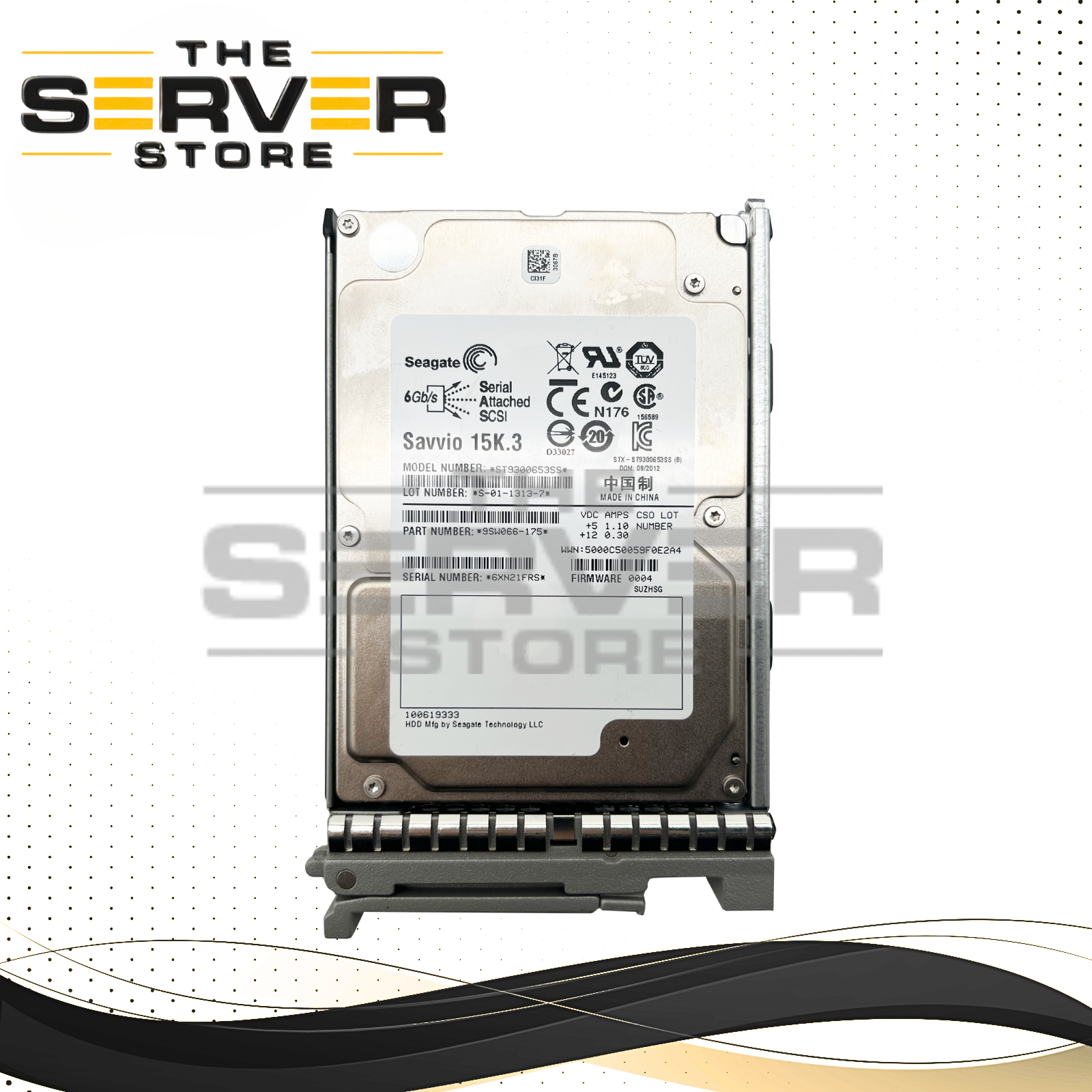 Cisco 300GB SAS 6G 15K RPM SFF 2.5'' HDD Seagate UCS-HDD300GI2F105 ST9300653SS