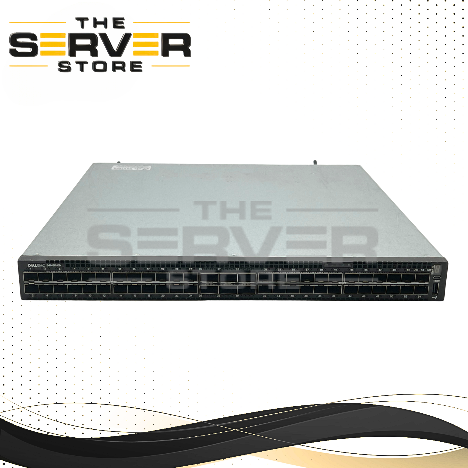 Dell EMC 48x 10GbE SFP+ 2x QSFP+ 4x 100GbE QSFP28 F-B Air PowerSwitch S4148F-ON