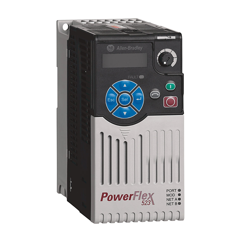 Allen-Bradley 25A-B011N104 PowerFlex 523 AC Drive 240V 3-Phase 2.2kW 11A Frame A IP20