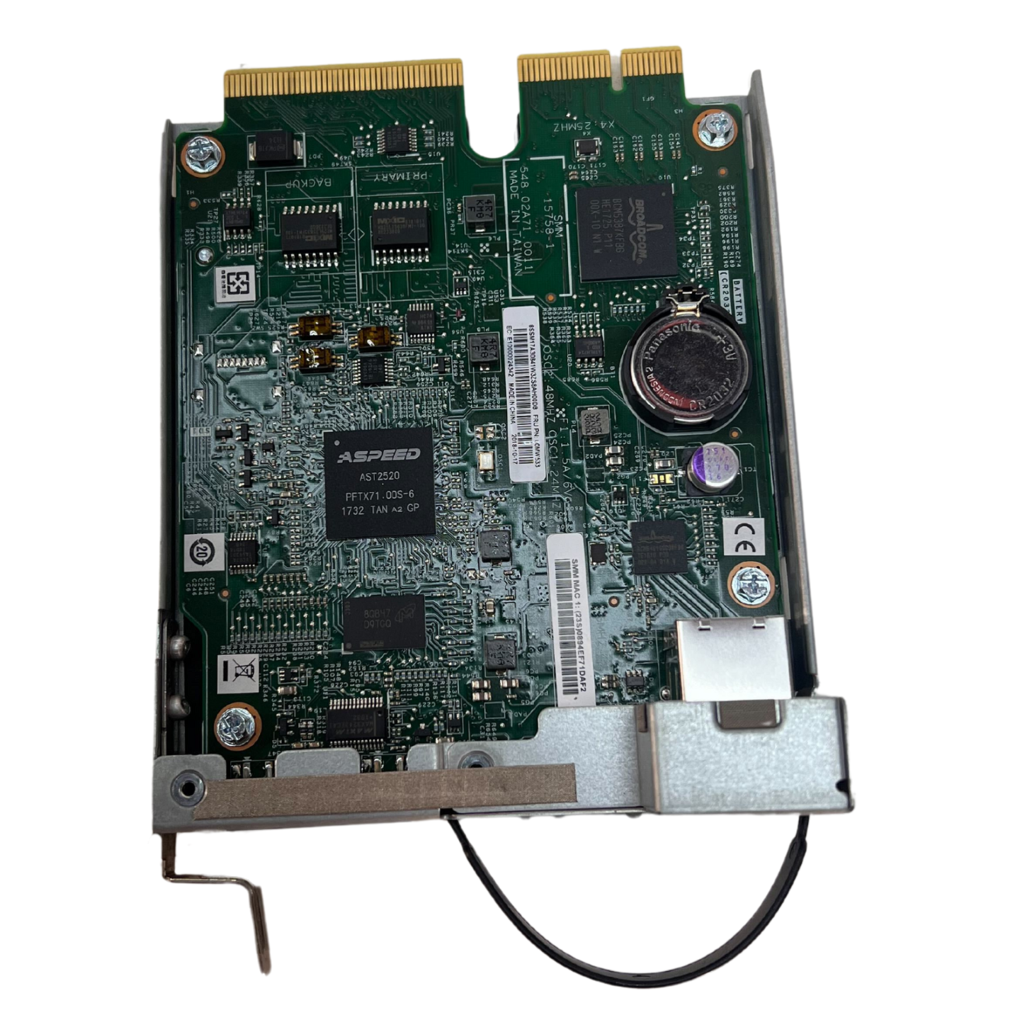 Lenovo SD530 1 x Port RJ-45 + 1 x Port USB Type-A 2.0 Management Module D2 (00MW533)