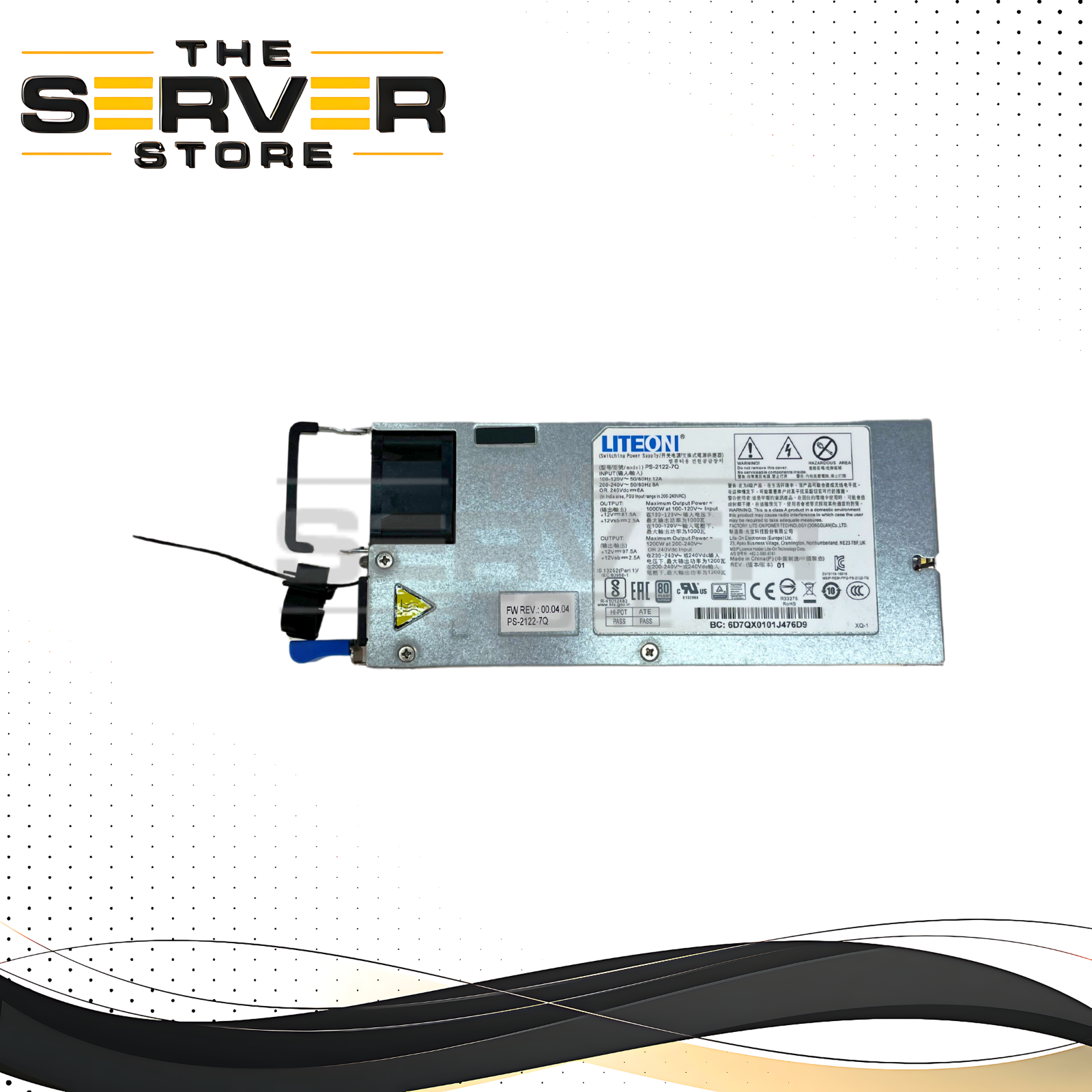 LiteOn Switching Power Supply 100-120V/240V 1000W/1200W (PS-2122-7Q)