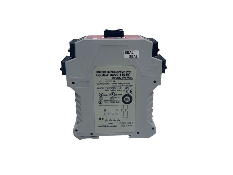 Omron G9SX-ADA222-T15-RC Safety Controller 24VDC DIN Rail SIL3 PLe