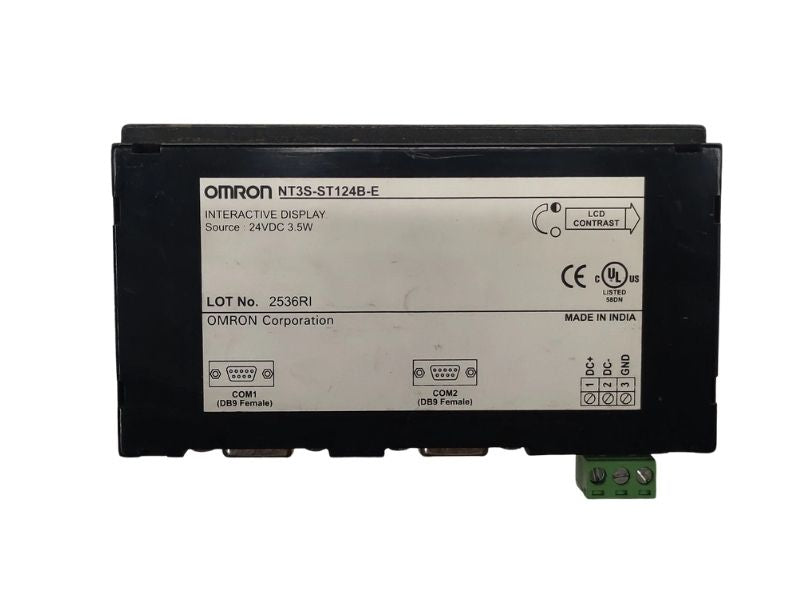 Omron NT3S-ST124B-E HMI 4.1 Inch Touch Panel 192x64 LCD 24VDC