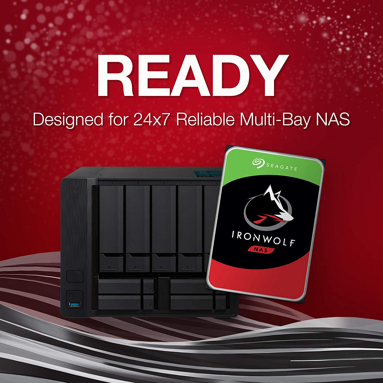 Seagate IronWolf ST10000VN0008 10TB 7.2K RPM SATA 6Gb/s 256MB 3.5" NAS Manufacturer Recertified HDD