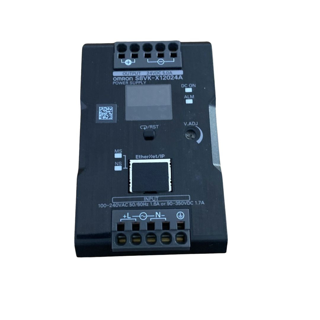 Omron S8VK-X48024A-EIP DIN Rail Power Supply 24VDC 480W 20A EtherNet/IP Modbus TCP