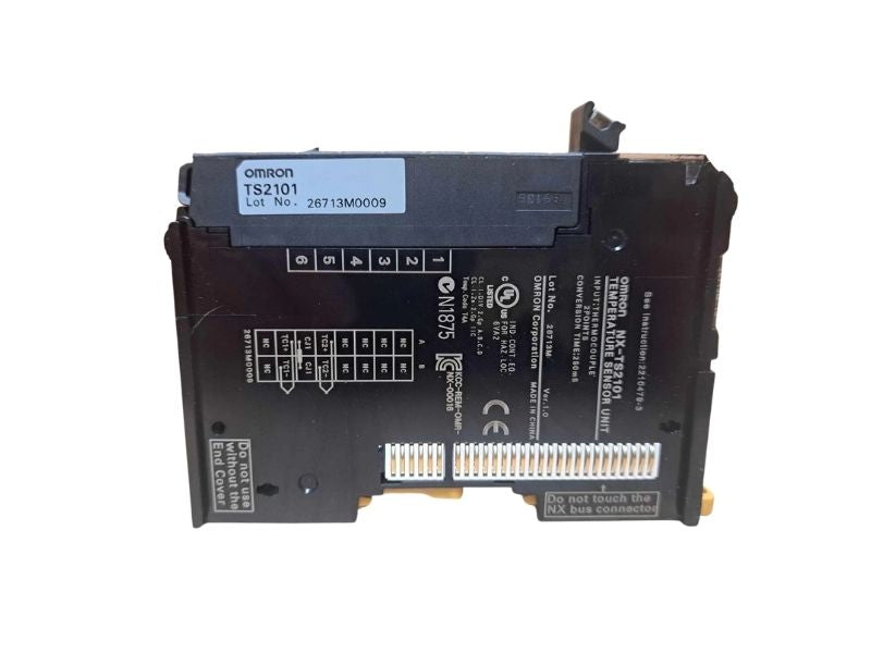 Omron NX-TS2101 Temperature Input Module 2 Channel Thermocouple 14-bit NX I/O PLC