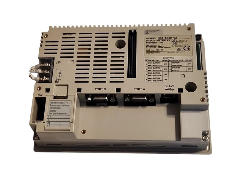 Omron NS5-TQ10-V2 5.7" TFT Touchscreen HMI Operator Interface Panel 24VDC