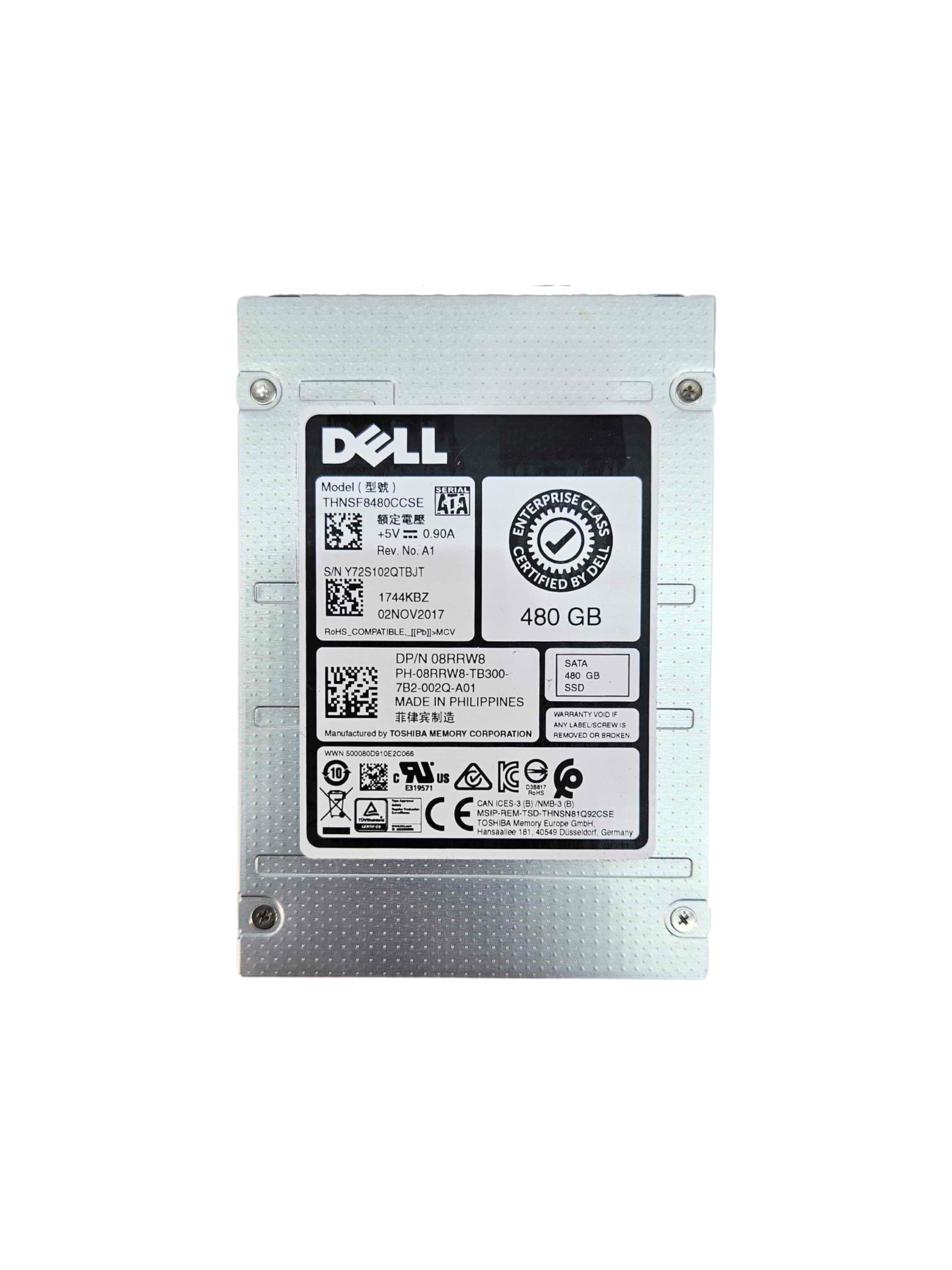 Dell 480GB MLC SATA 6Gbps 2.5" Solid State Drive SSD (THNSF8480CCSE)