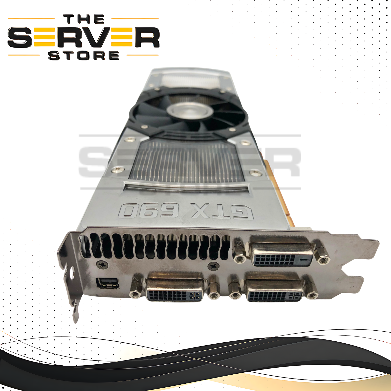 NVIDIA GeForce GTX 690 4GB GDDR5 (2GB per GPU) Kepler Dual-GPU "SLI on a Card" Gaming Graphics Card. P/N: GTX-690, 180-12000-1102-A02, 699-12000-0000-201.