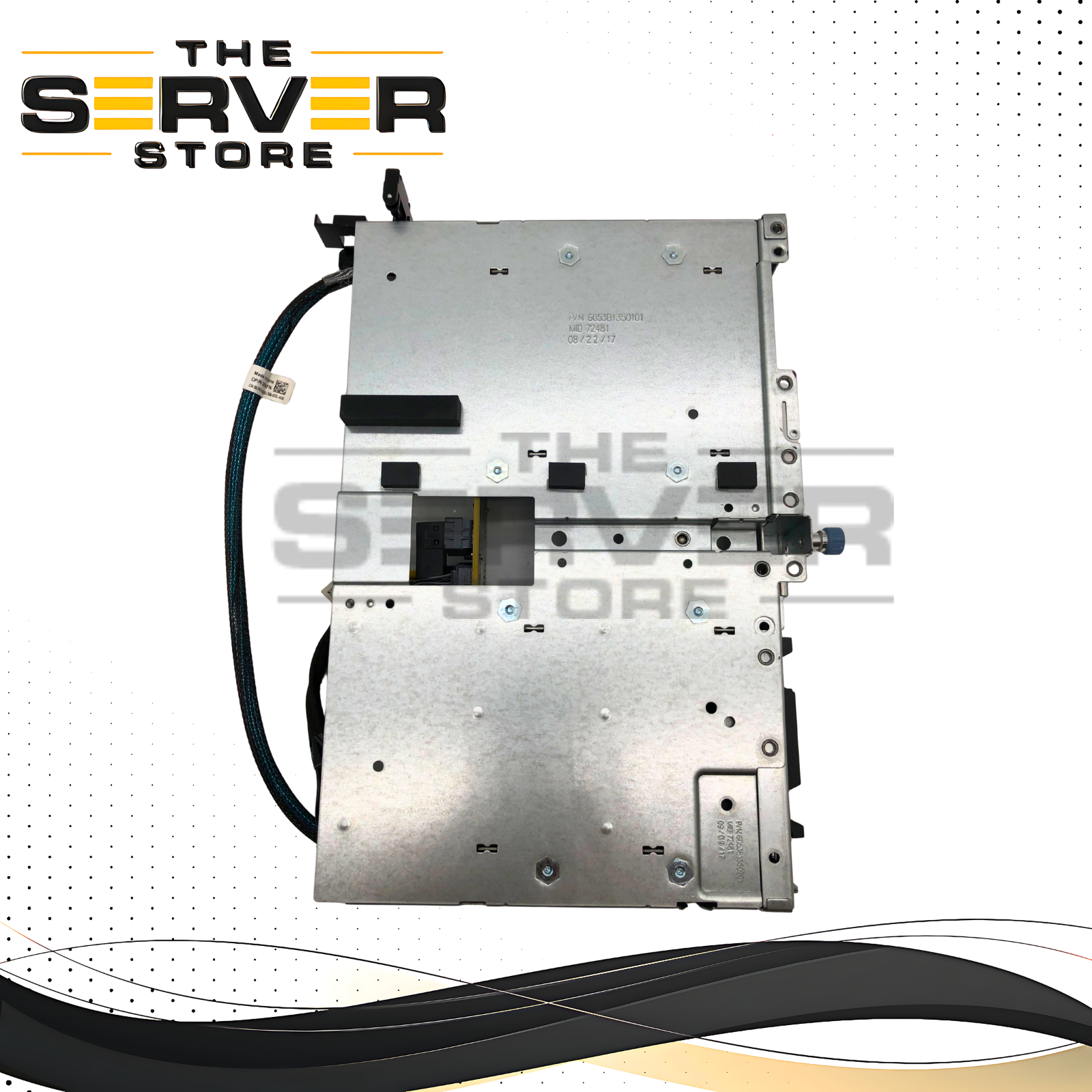 Dell PowerEdge R740xd Rear 2-Bay 2.5" LFF Hard Drive Backplane Kit with Cage & Cables. P/N: 0674FN, 0V87NX, 0M2CV4, 0HN1H8, DJCPT.