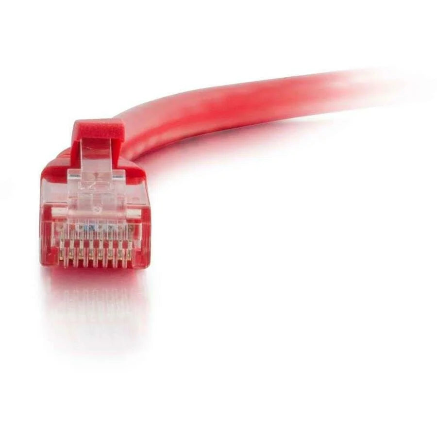 C2G-7ft Cat5e Snagless Unshielded (UTP) Network Patch Cable - Red