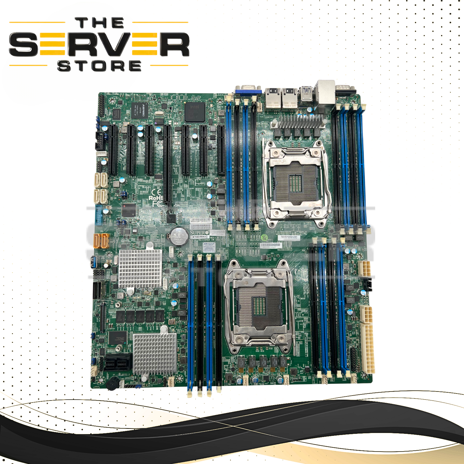Supermicro Dual Xeon E5-2600 v4 v3 LGA2011-3 DDR4 E-ATX Motherboard X10DRH-C