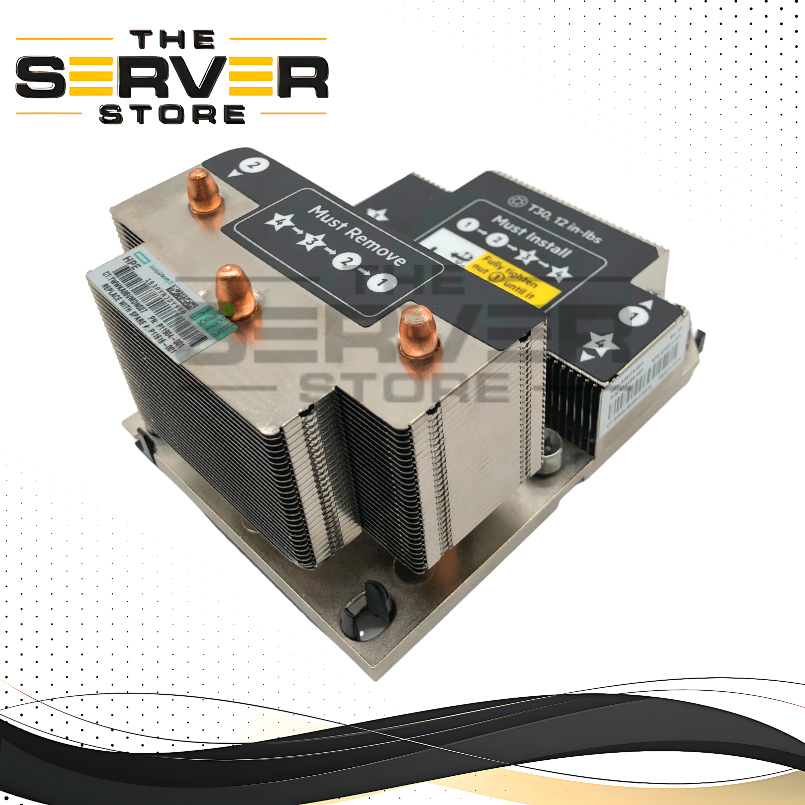 HPE ProLiant DL380 Gen10 Server High Performance CPU Heatsink. P/N: 875071-001.