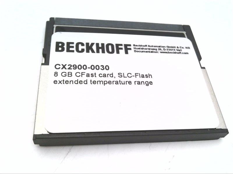 Beckhoff CX2900-0030 CFast Memory Card for CX Series Industrial PCs