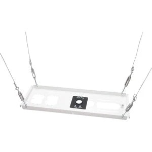 Chief Above Tile Suspended Ceiling Kit - 3 Inch Fixed Pipe - For Projectors - White