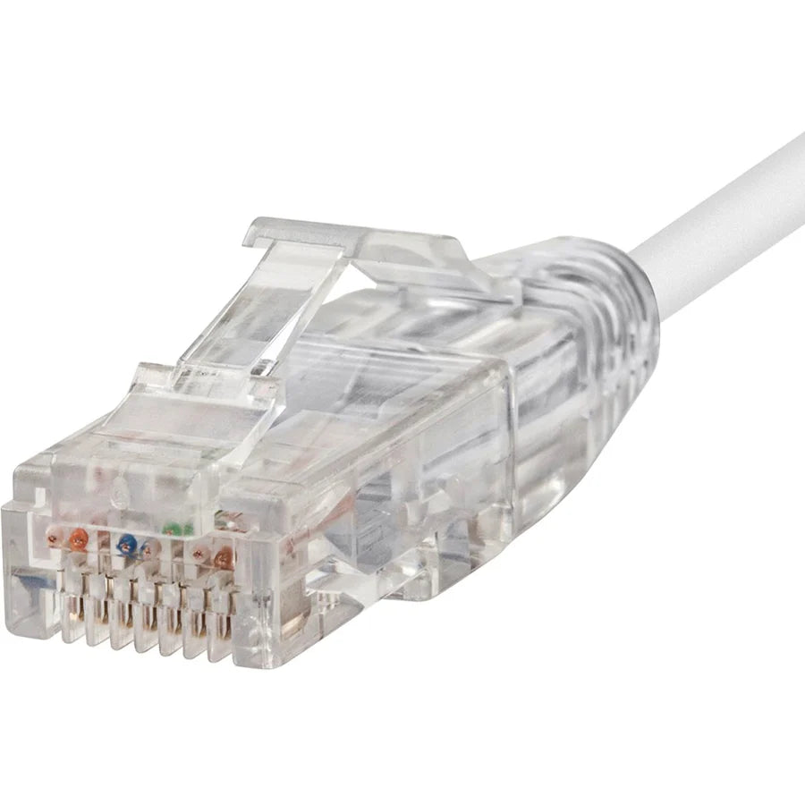 Monoprice SlimRun Cat6 28AWG UTP Ethernet Network Cable, 1ft White