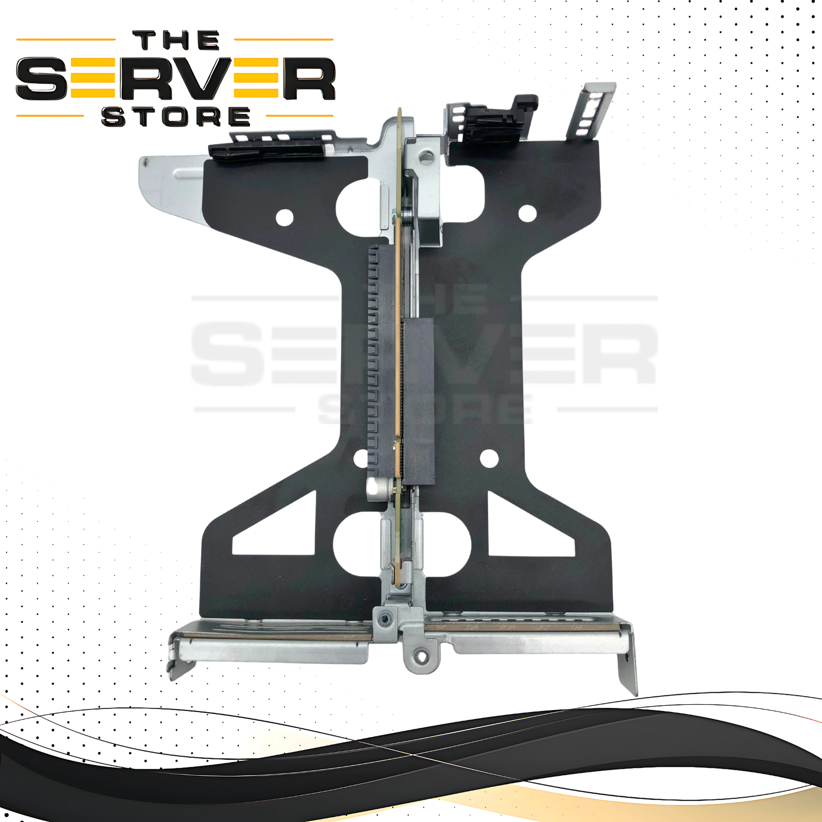 Dell PowerEdge R250 / R350 Server PCIe Gen4 x16 Riser Card Assembly with Cage. P/N: 3WNVY, 03WNVY.