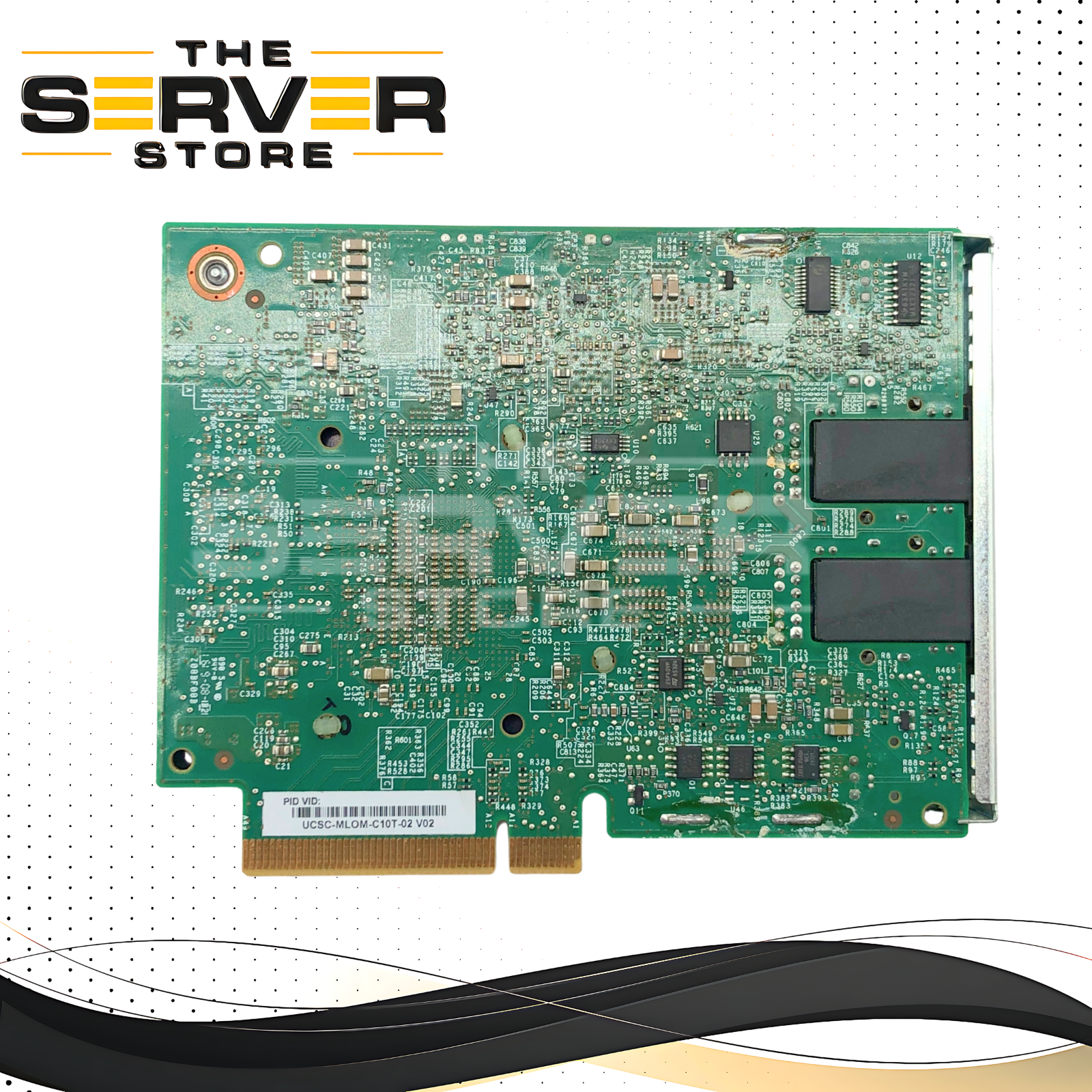 Cisco UCS 2-Port 10GBASE-T RJ-45 MLOM (Modular LAN on Motherboard) Network Adapter. P/N: UCSC-MLOM-C10T-02.