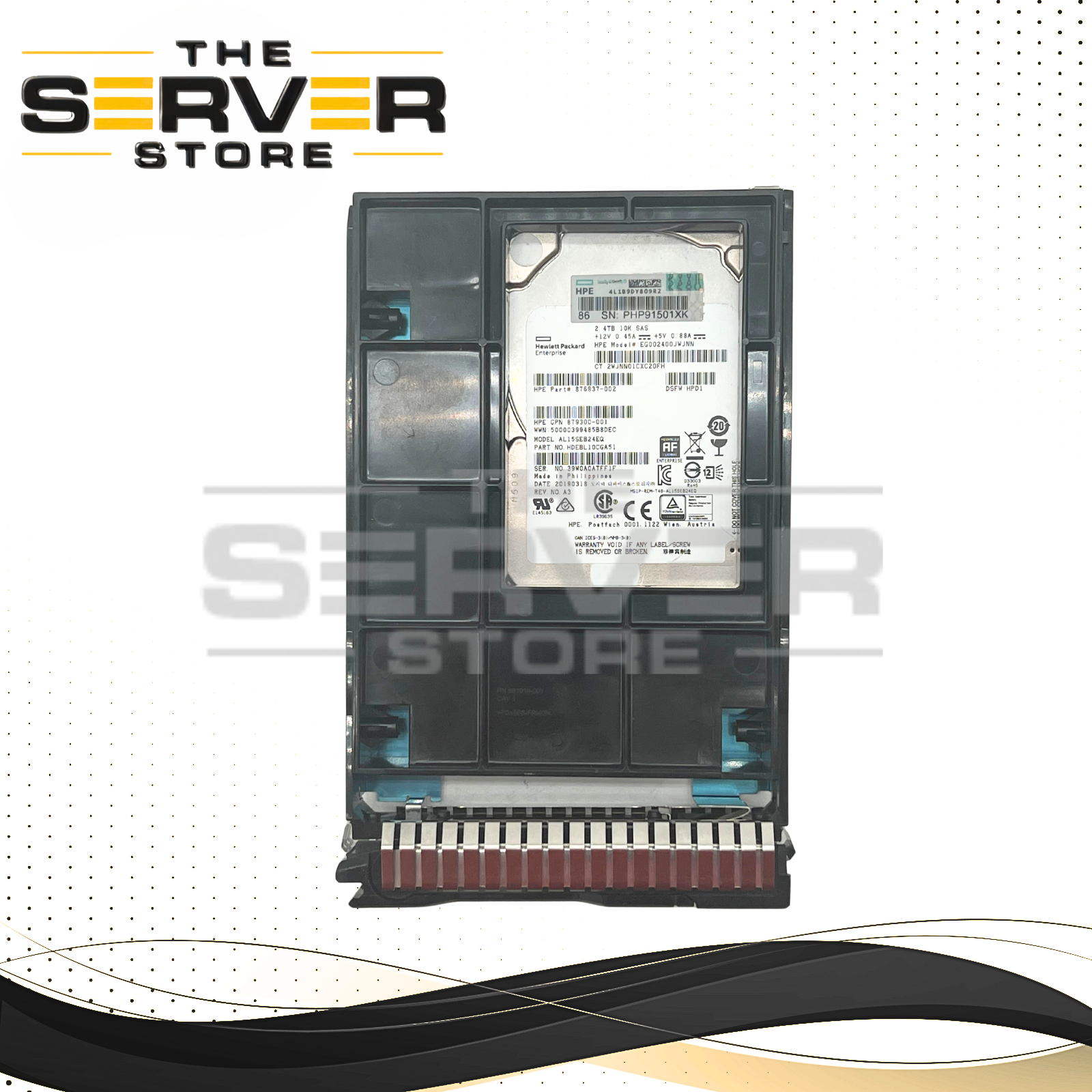 HPE 2.4TB SAS 12G 10K with LFF SCC 3.5 HDD Toshiba for ProLiant Server AL15SEB24EQ