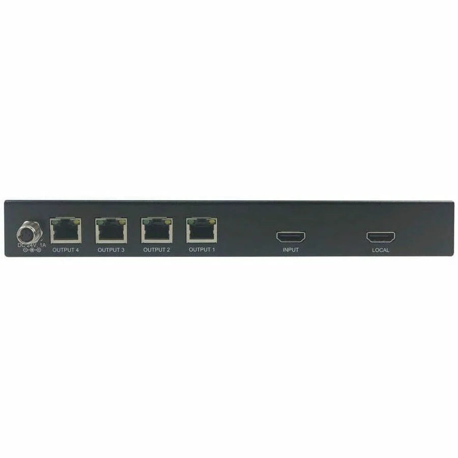 Eaton Tripp Lite Series 1x4 HDMI over Cat6 Splitter for Medical Applications, 4K 60 Hz, HDR, 4:4:4, PoC, 50-230 ft. (15-70 m), TAA