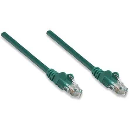 Intellinet Network Solutions Cat5e UTP Network Patch Cable, 5 ft (1.5 m), Green