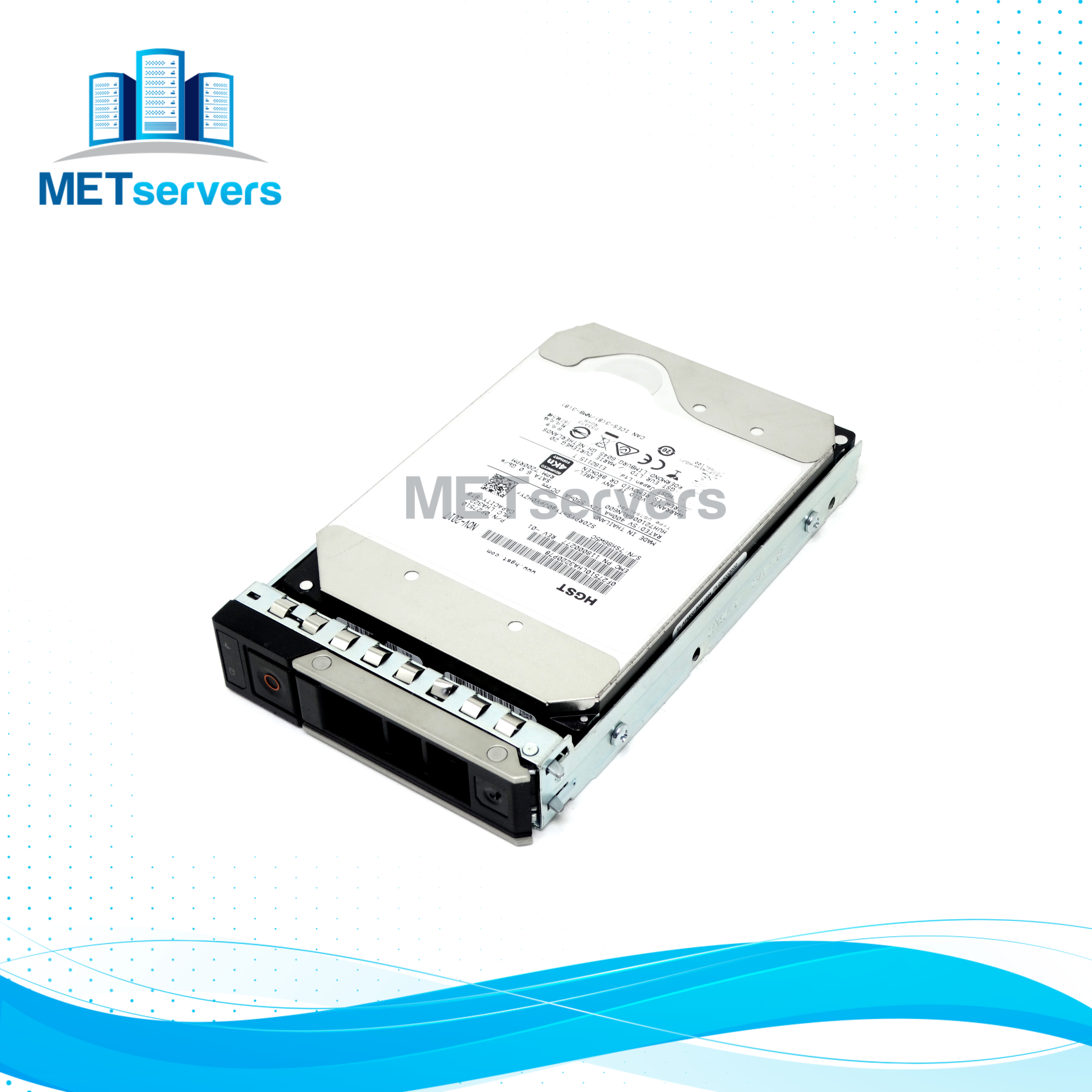 EMC HGST 8TB 7.2K RPM SATA 6Gbps 3.5'' LFF HDD Hard Drive (HUH721008ALN600)