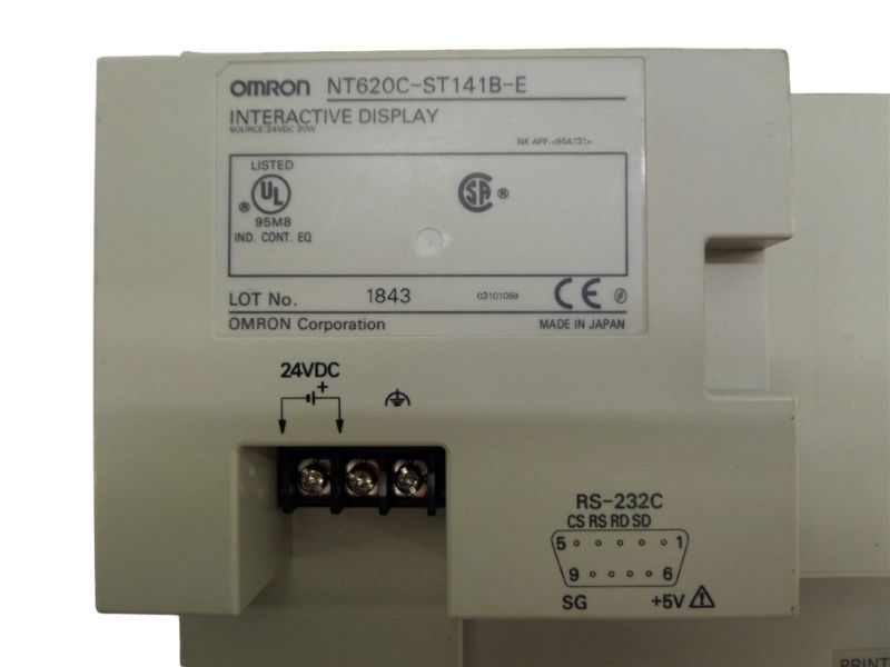 Omron NT620C-ST141B HMI 9.4 Inch Operator Interface 24V