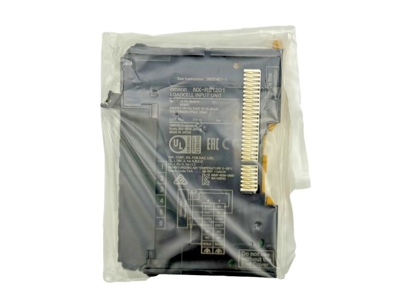 Omron NX-RS1201 Load Cell Input Module 24 Bit NX Series Sysmac