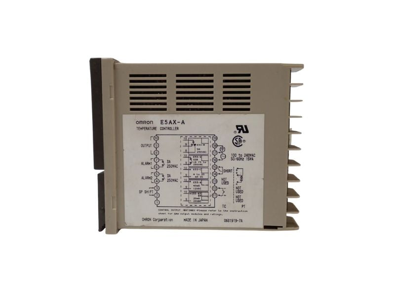 Omron E5AX-A Temperature Controller for Process Automation