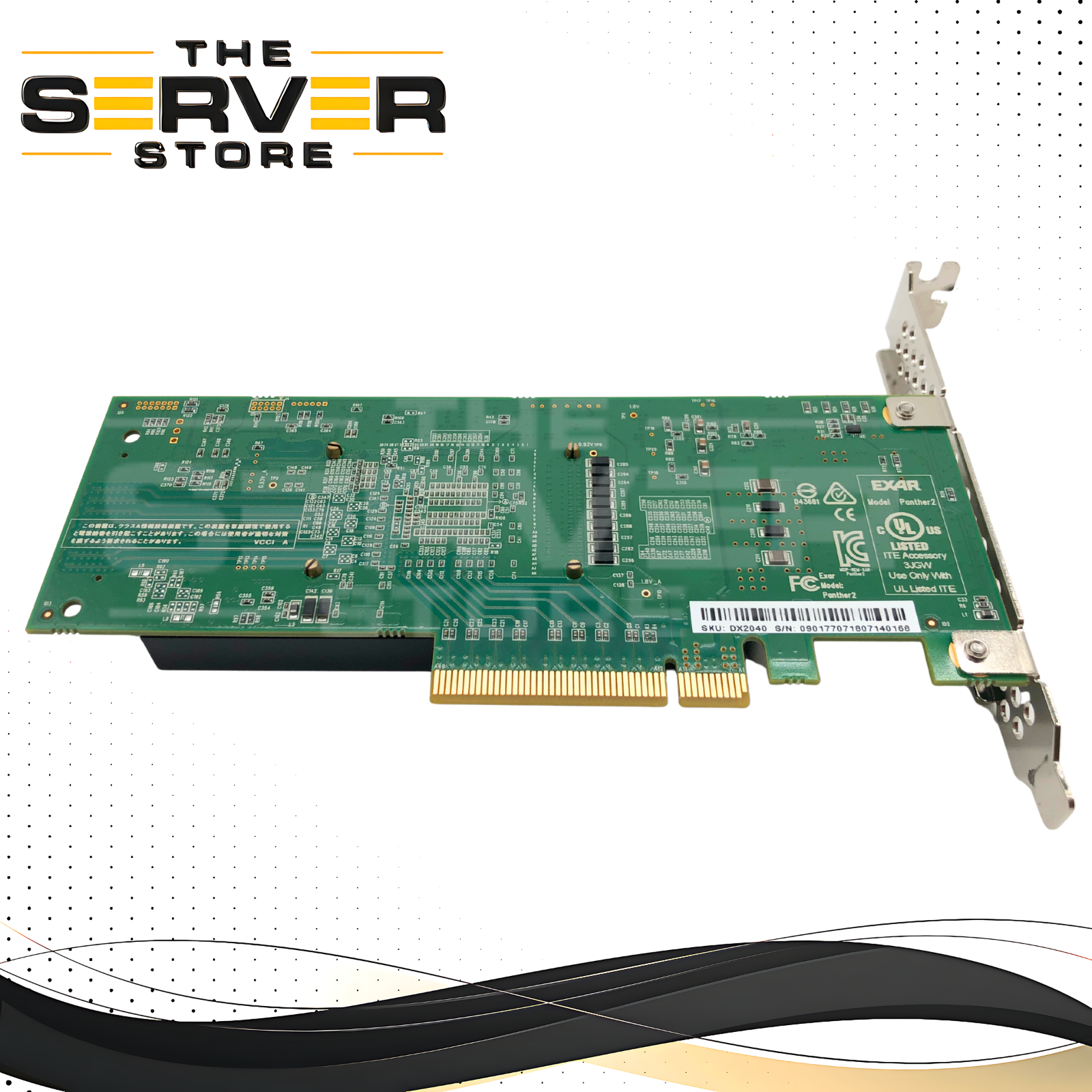 Exar Panther2 PCIe 3.0 40GB/s Security & Crypto Accelerator Card DX2040