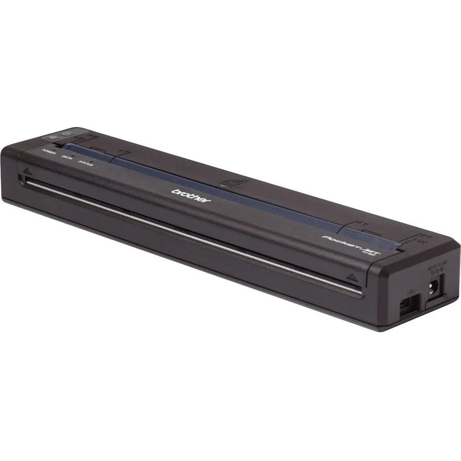 Brother PocketJet 8 PJ-883 Mobile Direct Thermal Printer - Monochrome - Portable - Label Print - USB - USB Host - Bluetooth - Wireless LAN - Near Field Communication (NFC) - Battery Included - With Cutter - Black