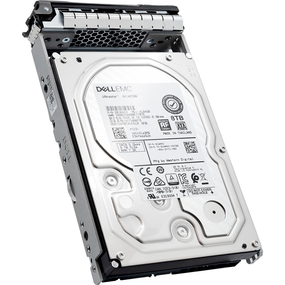Dell G13 400-AHID 8TB 7.2K RPM SATA 6Gb/s 512e 3.5in Refurbished HDD