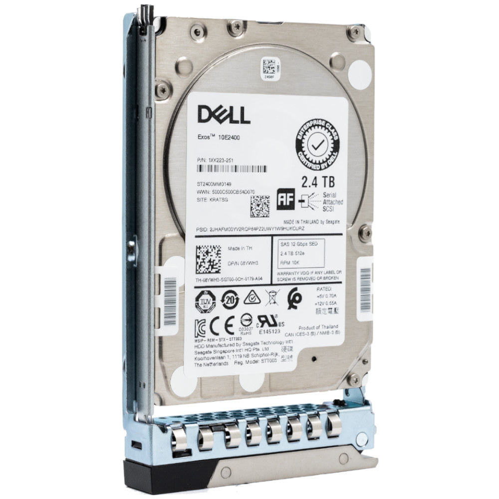 Dell G14 400-AVHG 2.4TB 10K RPM SAS 12Gb/s 512e SED FIPS 2.5in Hard Drive