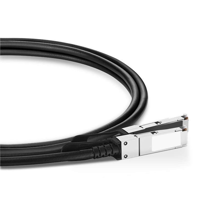 NSComm 400G PAM4 QSFP-DD to 2x200G QSFP56 Direct Attach PVC Copper Cable, up to 3m
