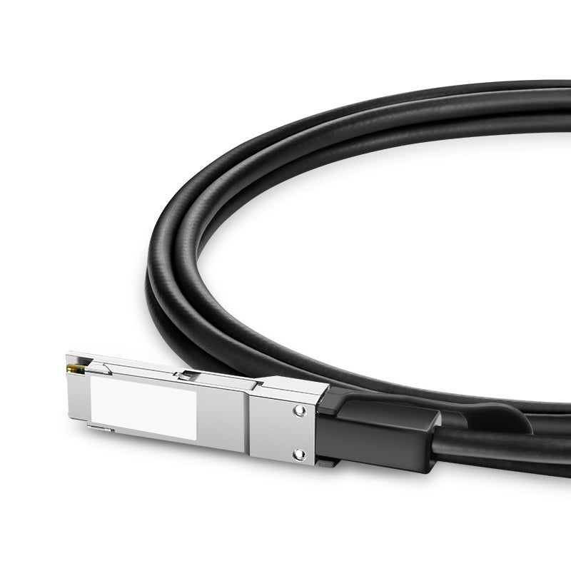 NSComm 400G PAM4 QSFP-DD to 2x200G QSFP56 Direct Attach PVC Copper Cable, up to 3m