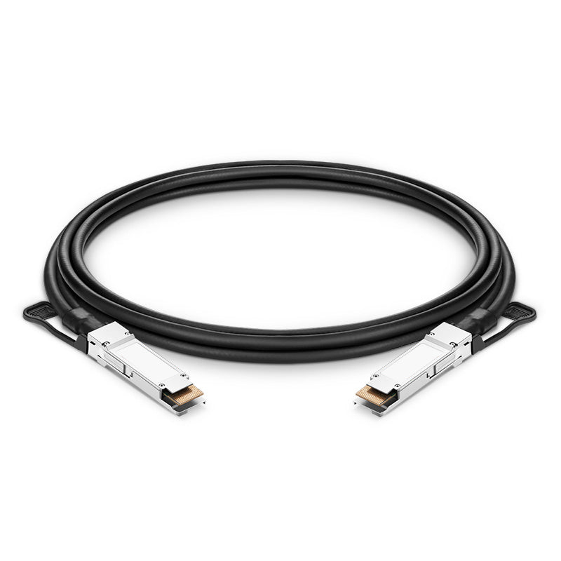 NSComm 400G PAM4 QSFP-DD to QSFP-DD Direct Attach PVC Copper Cable, up to 3m