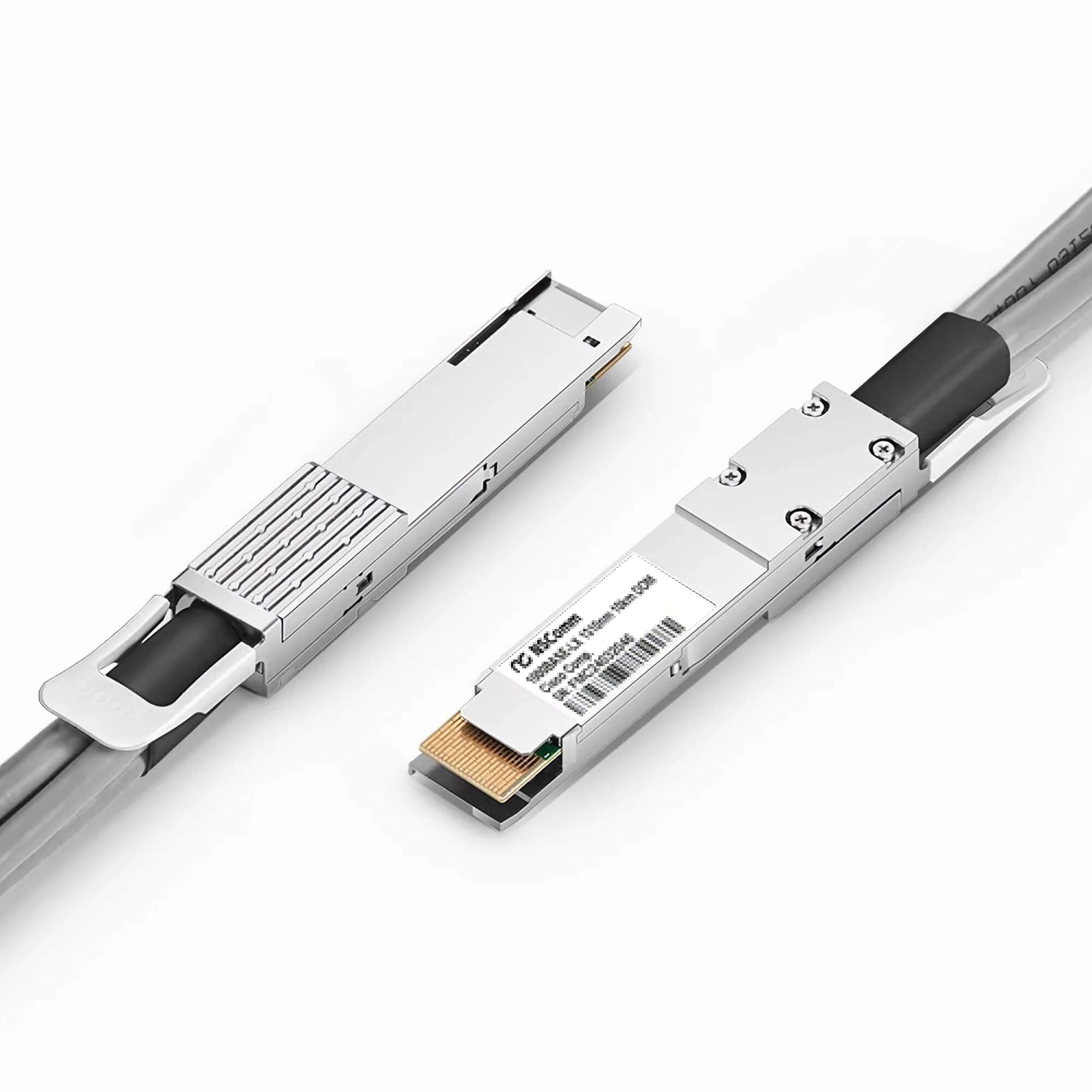 NSComm 400G QSFP-DD to 4 x 100G QSFP56 Active Direct Attach Copper Breakout Cable up to 5m(16ft)