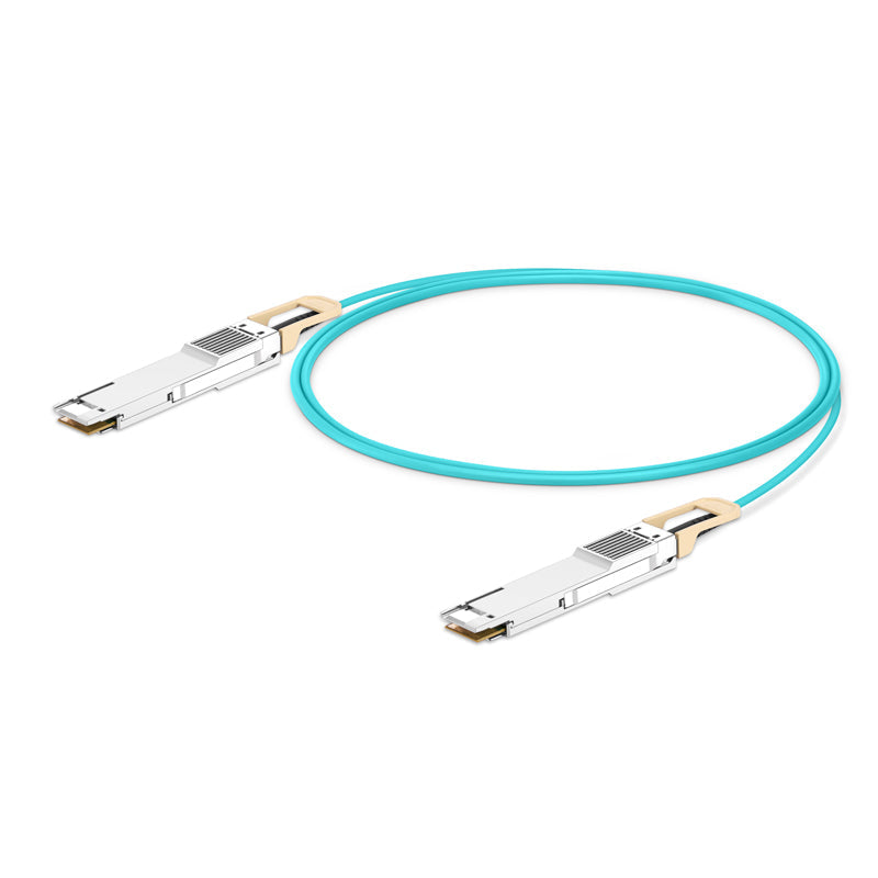 NSComm 400G QSFP-DD to QSFP-DD Active Optical Cable, OM3 Multimode, up to 30m