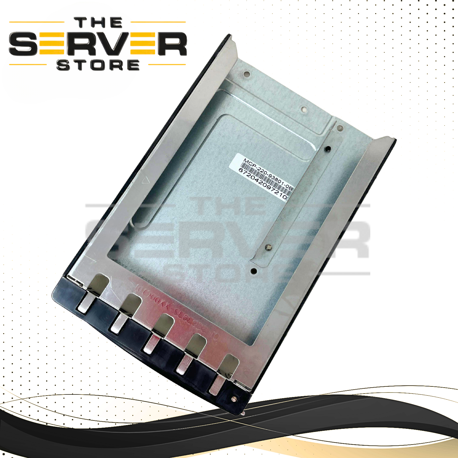 Supermicro Black (Gen 6) Hot-Swap 3.5" to 2.5" Drive Tray MCP-220-93801-0B
