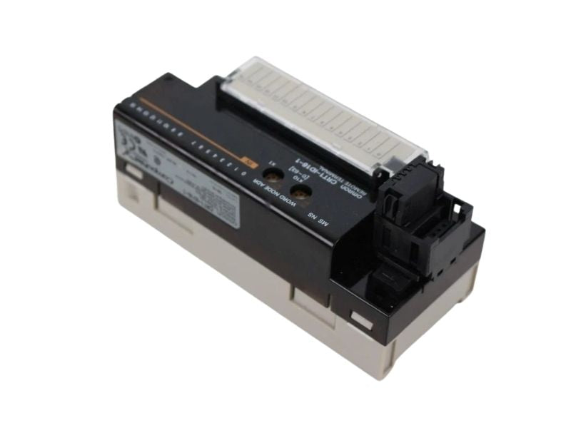 Omron CRT1-ID16 CompoNet Digital Input Module 16 NPN Inputs 24VDC DIN Rail PLC Expansion