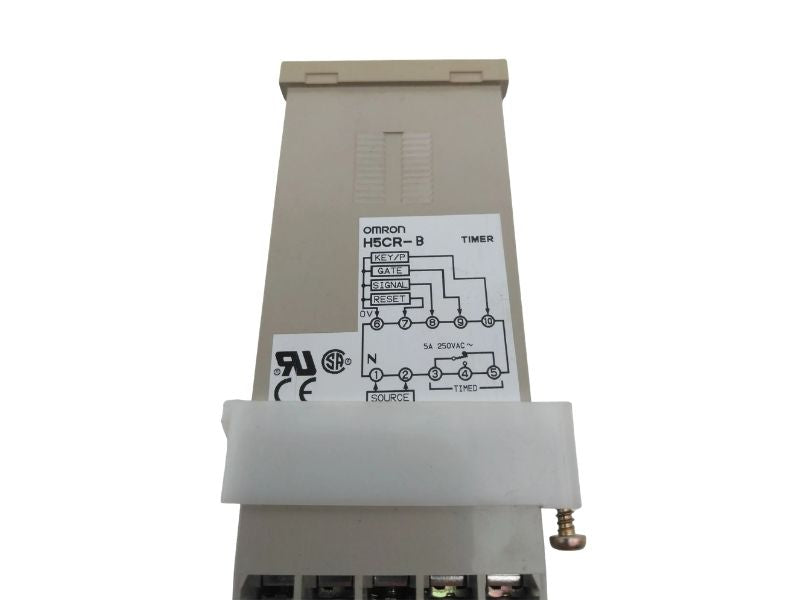 Omron H5CR-B Digital Timer Relay 100-240VAC Multifunction LCD Panel Mount Timer