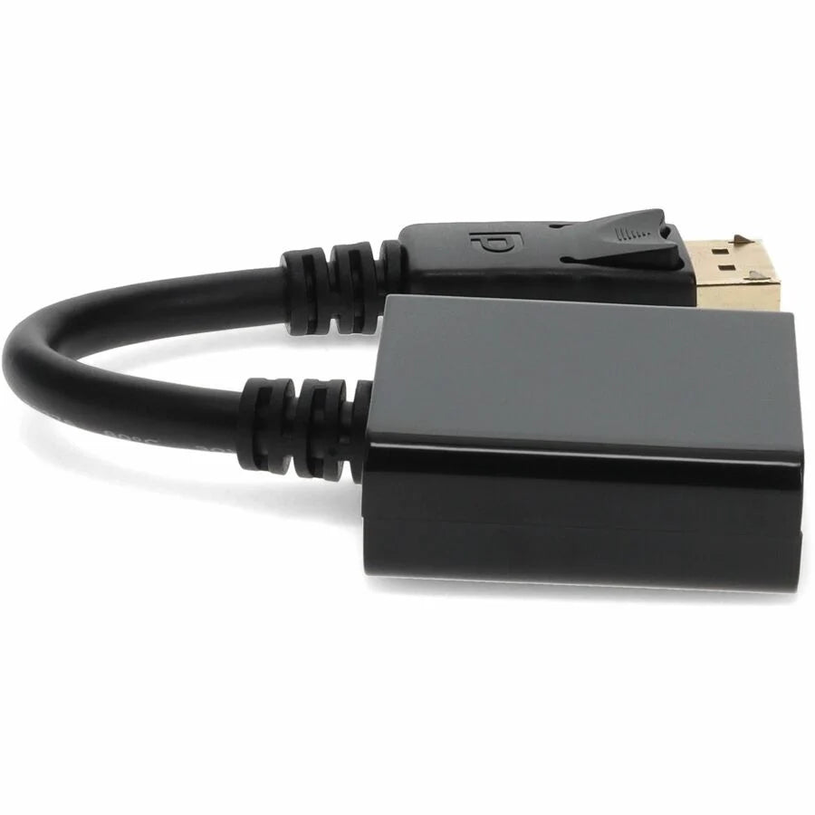 AddOn Lenovo&reg; 45J7915 Compatible DisplayPort 1.2 Male to DVI-I (29 pin) Female Black Adapter Which Requires DP++ For Resolution Up to 2560x1600 (WQXGA)