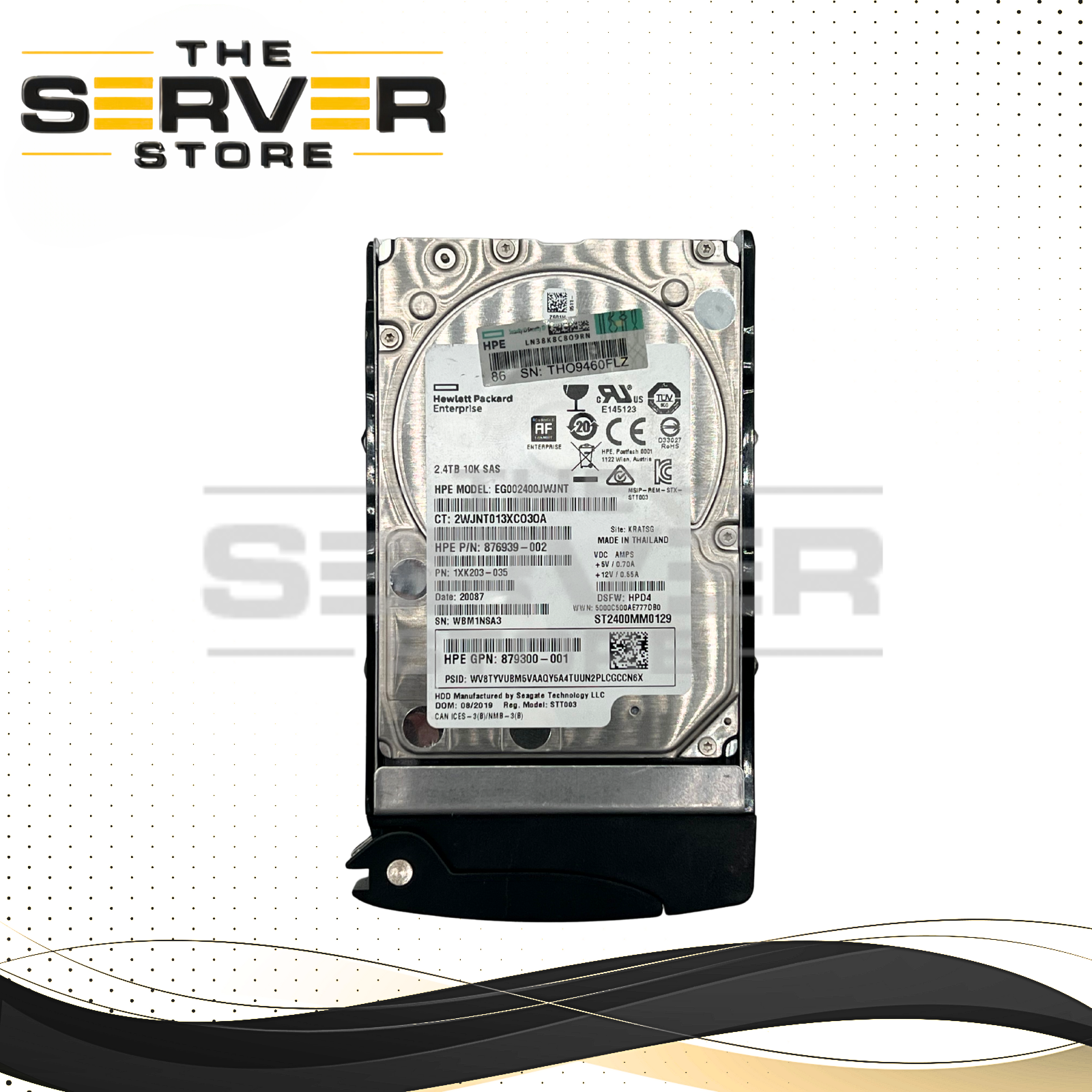 Seagate 2.4TB SAS 12G 10K SFF 2.5" HDD Exos 10E2400 For Supermicro Servers Gen3