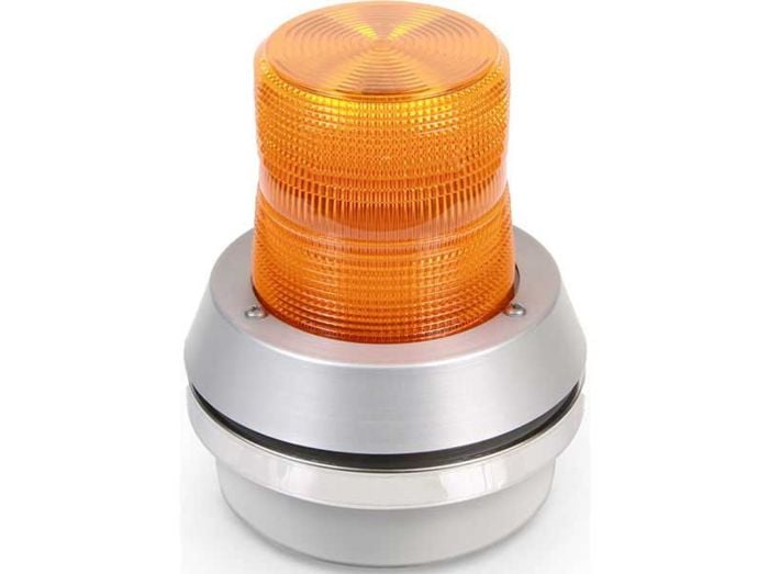 Edwards Signaling 51A-N5-40W 120 VAC Amber Flashing Beacon with Incandescent Lamp