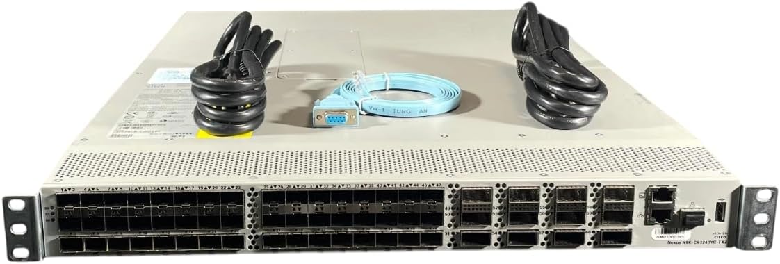 Cisco N9K-C93240YC-FX2 Nexus 9300-FX2 48-Port 25G and 12-Port 100G Data Center Switch