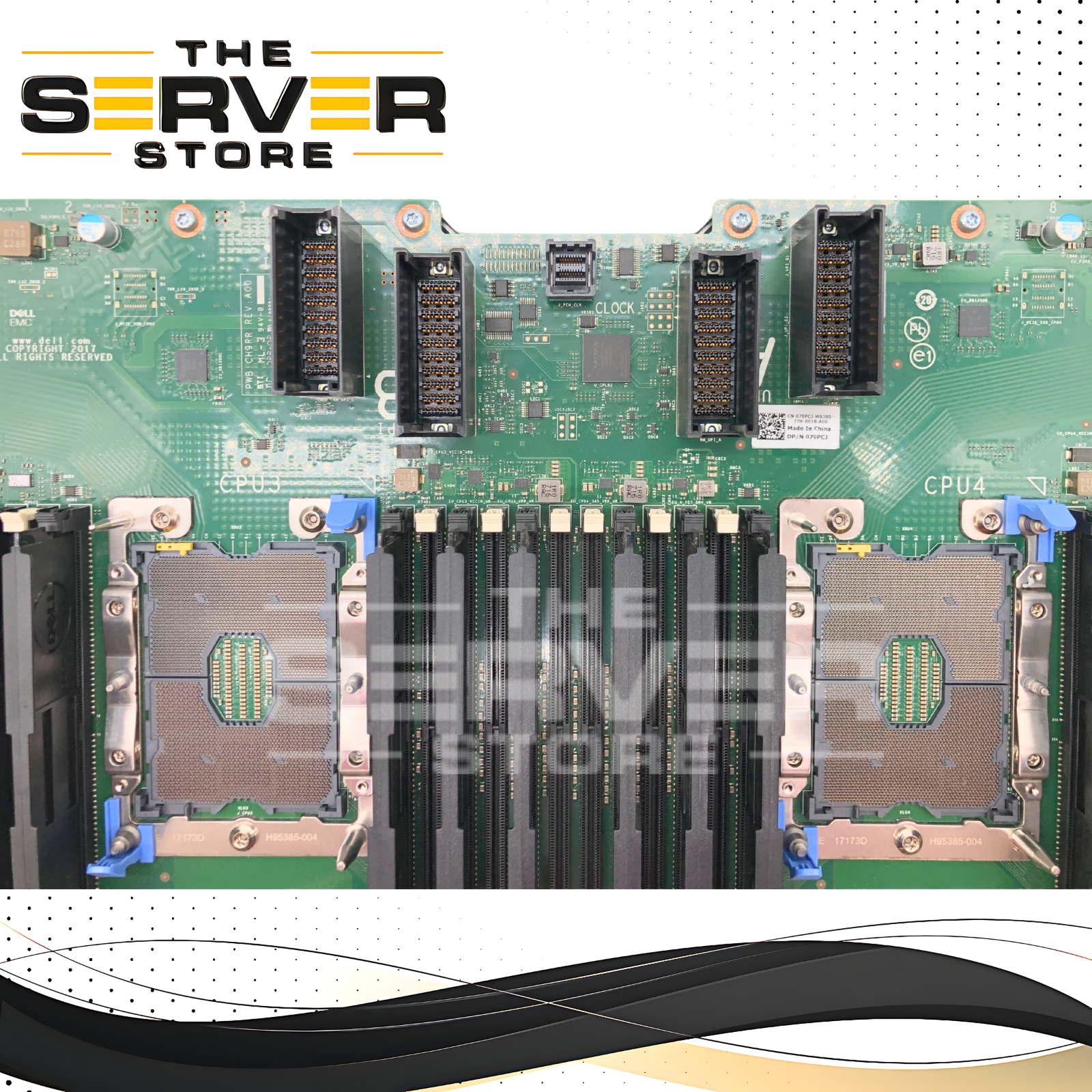 Dell PowerEdge R940 Processor Expansion Module for CPU 3 & 4. Dual LGA3647 Sockets. P/N: 79PCJ, 079PCJ.