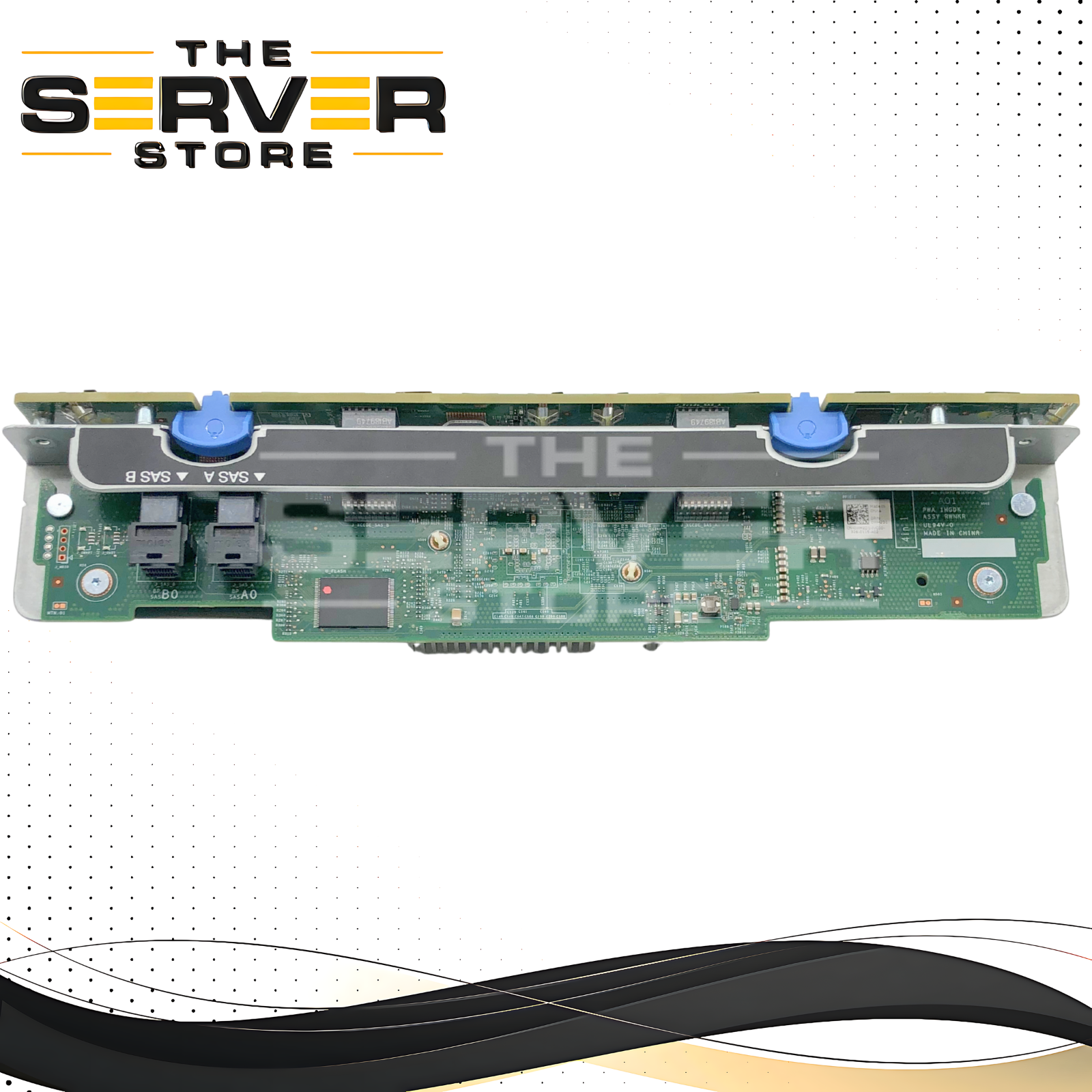Dell PowerEdge R740 16-bay x 2.5" 12Gb/s SAS/SATA Backplane, 2x SFF-8643 Connectors, With Metal Cage (4-in-1). P/N: HMJG5, 0HMJG5.